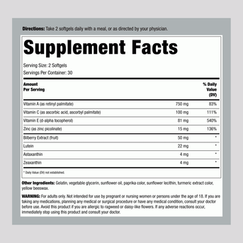 Healthy Vision Complete, 60 Softgels - Image 2