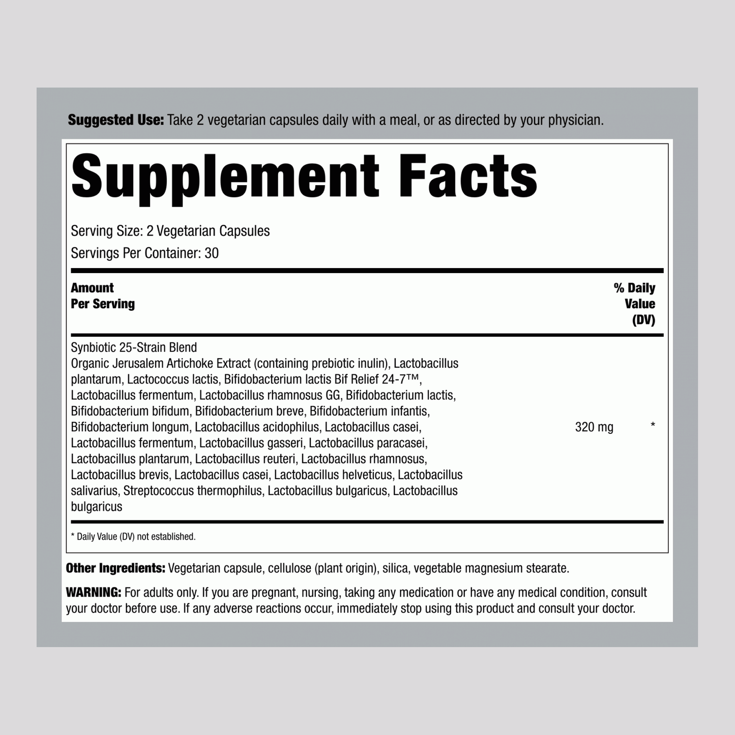 Flora Source Multi-Probiotic, 60 Vegetarian Capsules